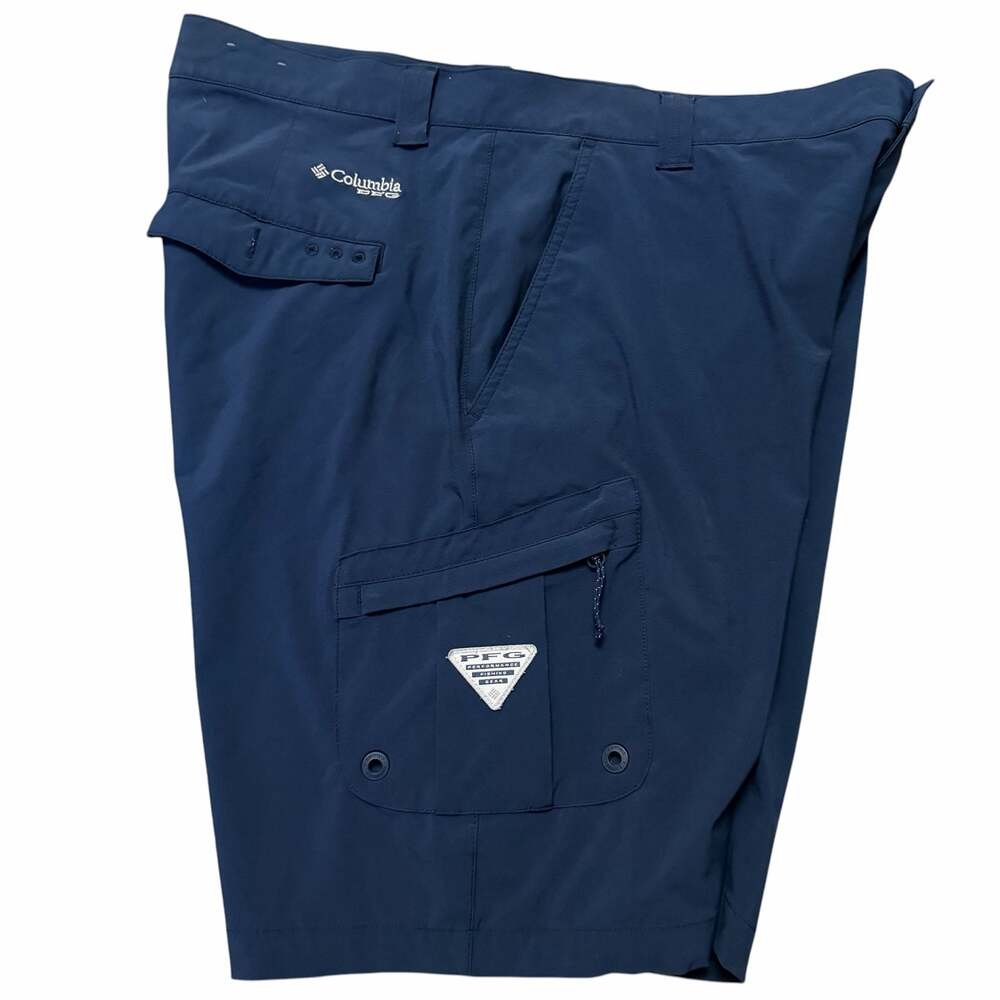 Columbia PFG Men's 36 Blue Board Shorts Swim Surf Beach Fish Bass